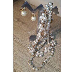 CURATED bundle vintage glam inspired faux pearls